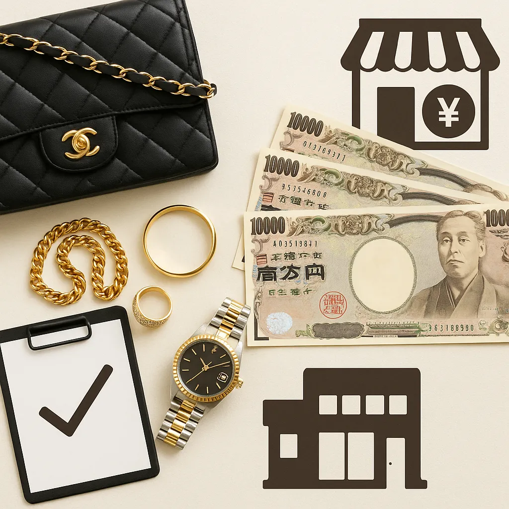 大和八木の金・ブランド品買取で高価買取へ 3つのチェック